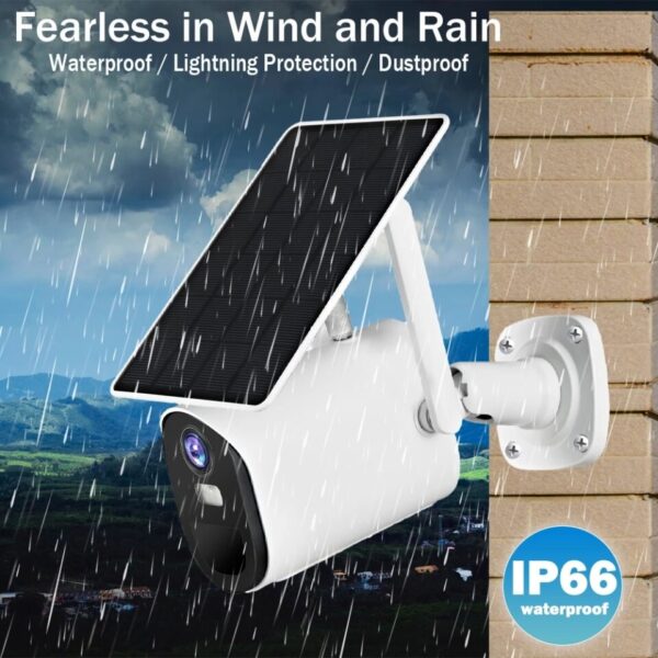 4G Solar Wifi Camera Outdoor 1080P Security System Battery Powered Camera Surveillance Cameras PIR Alarm 4G Camera - Image 3