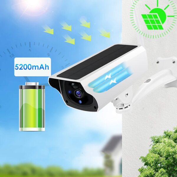 Solar Wireless Outdoor IP Camera WiFi 1080P Home Security Protection Battery Video Surveillance Camera CCTV Night View Smart - Image 4