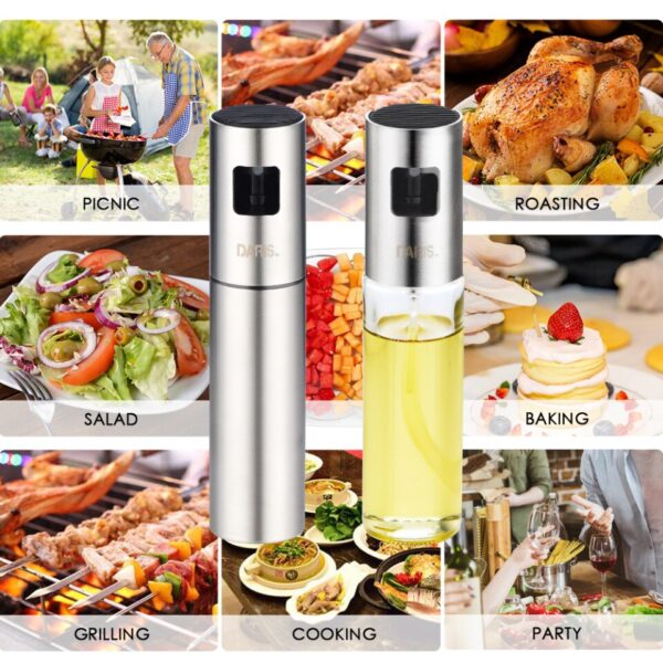 Kitchen Olive Oil Spray Bottle Oil Vinegar Spray Bottles Water Pump Gravy Boats Grill BBQ Sprayer Cooking - Image 6