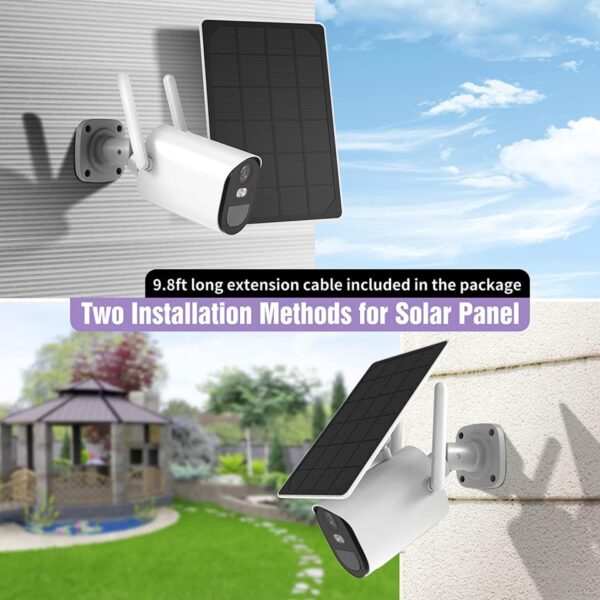 4G Solar Wifi Camera Outdoor 1080P Security System Battery Powered Camera Surveillance Cameras PIR Alarm 4G Camera - Image 6
