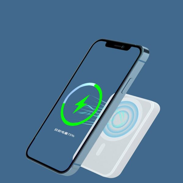 Wireless Charger Portable Magnetic Wireless Power Bank  Phone External Battery For Iphone13 12 Pro Promax 5000MA Power Bank - Image 2