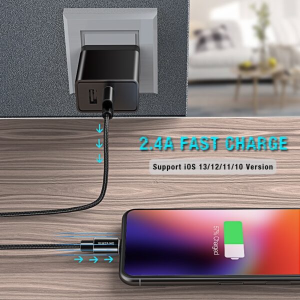 5Pack USB Cable For iPhone 12 13 Pro Max 11 XS XR 6s 7 8 5s Plus Apple iPad Fast Charging Data Charger Mobile Phone - Image 8
