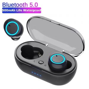 2022 TWS Wireless Bluetooth 5.0 Earphone Touch Control 9D Stereo Headset with Mic Sport Earphones Waterproof Earbuds LED Display
