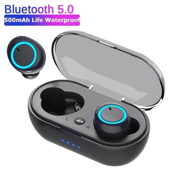 2022 TWS Wireless Bluetooth 5.0 Earphone Touch Control 9D Stereo Headset with Mic Sport Earphones Waterproof Earbuds LED Display