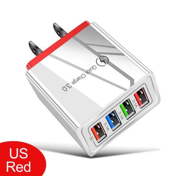 EU/US Plug USB Charger Quick Charge 3.0 For Phone Adapter for iPhone 12 Pro Max Tablet Portable Wall Mobile Charger Fast Charger - Image 5