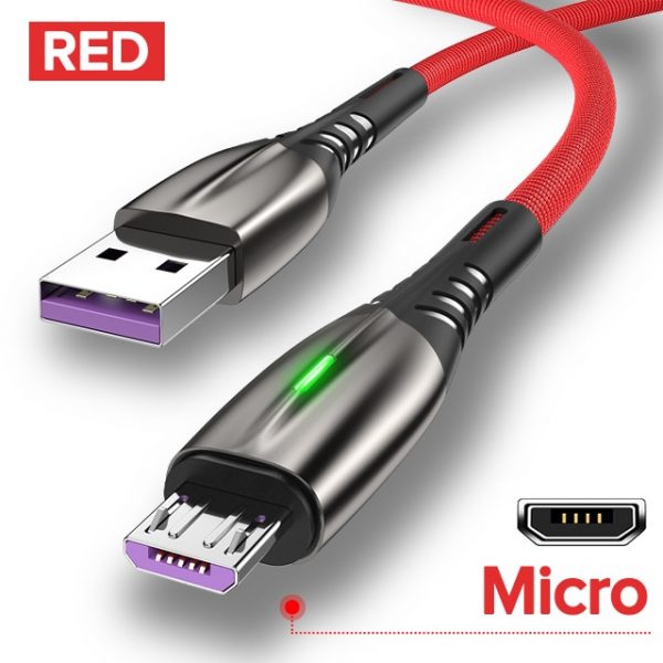 USB Type C Cable Micro USB Fast Charging Mobile Phone Android Charger Type-C Data Cord For Huawei P40 Mate 30 Xiaomi Redmi - Image 2