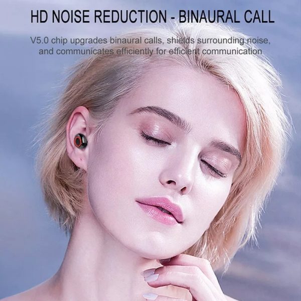 2022 TWS Wireless Bluetooth 5.0 Earphone Touch Control 9D Stereo Headset with Mic Sport Earphones Waterproof Earbuds LED Display - Image 10