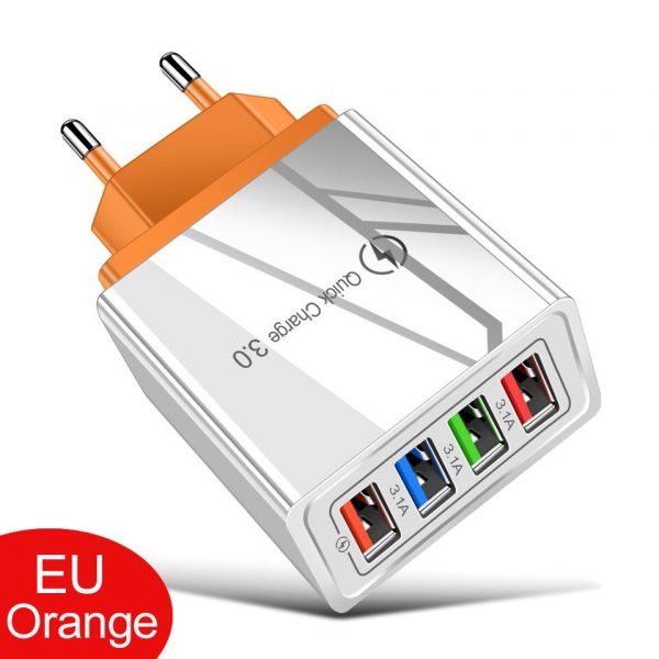 EU/US Plug USB Charger Quick Charge 3.0 For Phone Adapter for iPhone 12 Pro Max Tablet Portable Wall Mobile Charger Fast Charger - Image 10