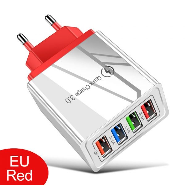 EU/US Plug USB Charger Quick Charge 3.0 For Phone Adapter for iPhone 12 Pro Max Tablet Portable Wall Mobile Charger Fast Charger - Image 16