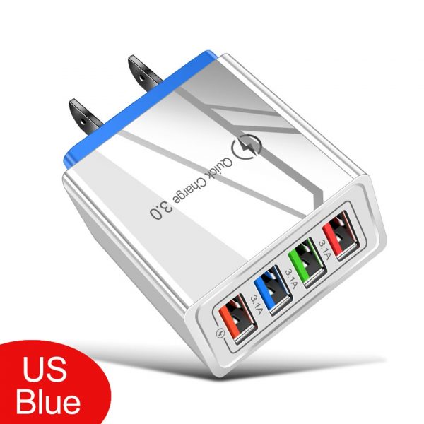 EU/US Plug USB Charger Quick Charge 3.0 For Phone Adapter for iPhone 12 Pro Max Tablet Portable Wall Mobile Charger Fast Charger - Image 12