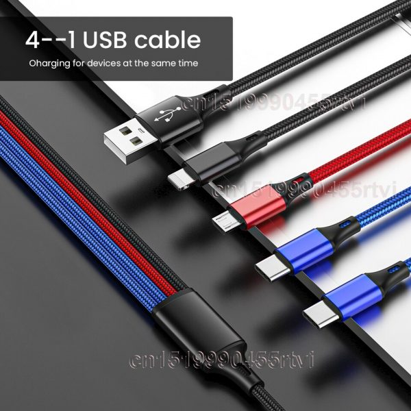 USB Type C Cable for iPhone 13 12 11 Pro Max XS 3 in 1 2 in 1 Charging Cable Micro USB Cable for Huawei Samsung Xiaomi - Image 5
