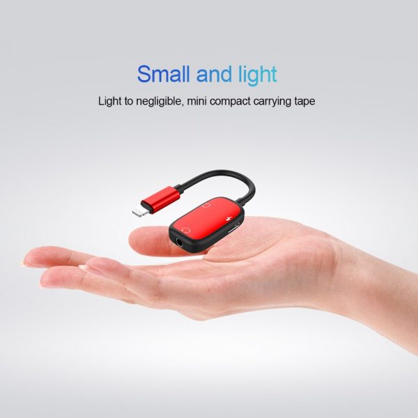 3 in 1 Audio Adapter charging Earphone Cable For iPhone 13 12 11 XR XS X Aux Jack headset For 8 Pin 3.5 mm To Headphone splitter - Image 5