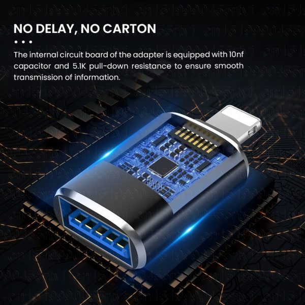 USB3.0 OTG Adapter For iPhone 13 12 11 Pro XS Max XR X 8 Plus 7 6s iPad U Disk Lighting Male to USB 3.0 Adapter for iOS 13 above - Image 10