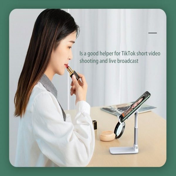 Mobile Phone Holder Stand for iPhone Xiaomi  Phone Holder Foldable Mobile Phone Stand Desk  for iPad Tablet Desk Holder - Image 2