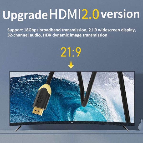 HDMI-Compatible Cable 8K/60Hz 4K/120Hz 48Gbps Digital Cables For Xiaomi Mi TV Box for PS5 PS4 Splitter Computer Monitors Wires - Image 6