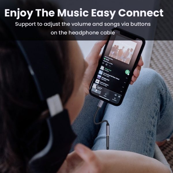 AUX Cable For iPhone 13 12 11 Pro male to female Adapter Headphone Connector Audio Splitter for iOS 14 Above - Image 4