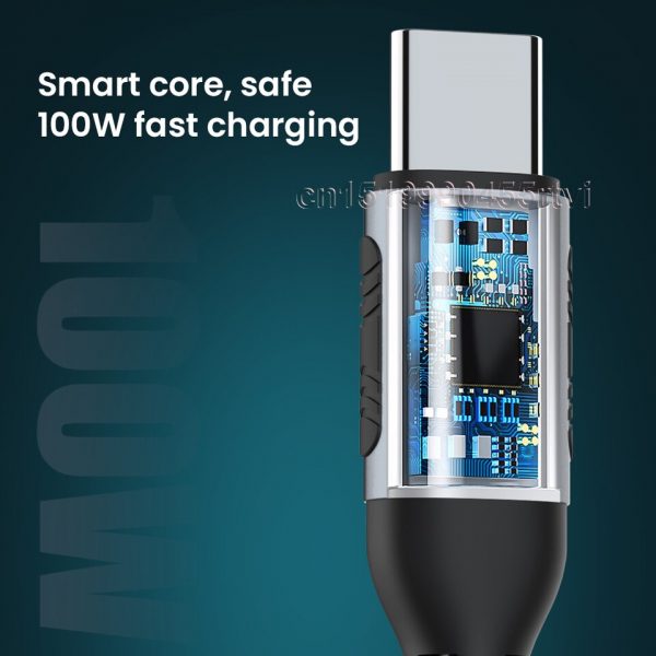 100W USB C to USB Type C Cable USB C PD 5A Fast Charging Cord USB-C Type-c Cable for MacBook iPad Samsung Huawei Xiaomi 0.5/1/2M - Image 6