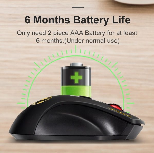 USB Wireless Mouse 2000DPI USB 2.0 Receiver Optical Computer Mouse 2.4GHz Ergonomic Mice For Laptop PC Sound Silent Mouse - Image 8
