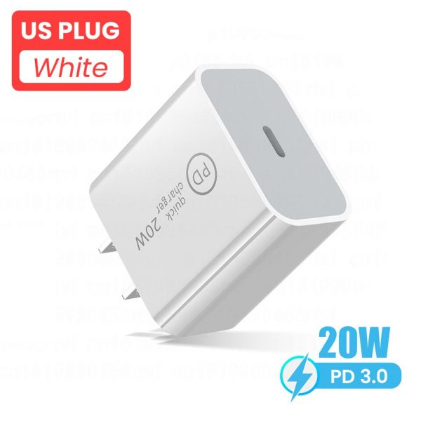 PD 20W Fast Charger USB C Charger Adapt For iPhone 12 13 Pro Max Quick Charge 3.0 Charger For Xiaomi Huawei Mobile Phone Charger - Image 5