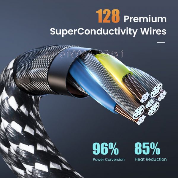 100W USB C to USB Type C Cable USB C PD 5A Fast Charging Cord USB-C Type-c Cable for MacBook iPad Samsung Huawei Xiaomi 0.5/1/2M - Image 4