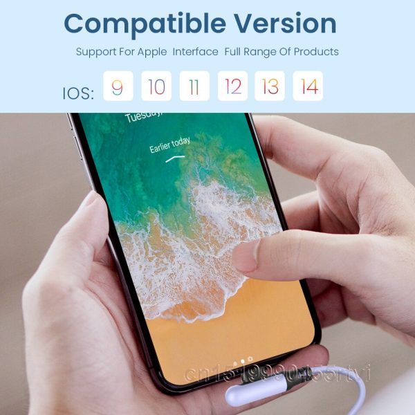 USB Cable For iPhone 13 12 11 Pro Max X XR XS 8 7 6s 5s Fast Charging Charger Liquid Silicone Data Cable 0.3/1.2/1.8M - Image 7