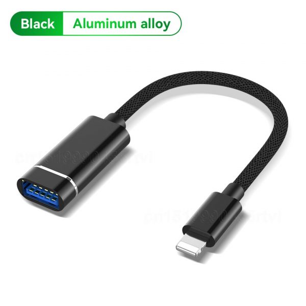 8-Pin to USB 3.0 OTG Adapter Cable For iPhone 13 12 11 Pro Max Xs XR 7 8 Plus iPad for iOS 13 above for Mouse Camera Card Reader - Image 7