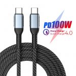 100W USB C to USB Type C Cable USB C PD 5A Fast Charging Cord USB-C Type-c Cable for MacBook iPad Samsung Huawei Xiaomi 0.5/1/2M