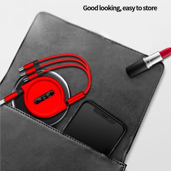 USB Charge Cable for iPhone 13 12 Micro USB Type C Cable Retractable Portable Charging Cable For iPhone X 8 Samsung - Image 16