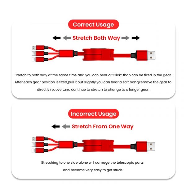 USB Charge Cable for iPhone 13 12 Micro USB Type C Cable Retractable Portable Charging Cable For iPhone X 8 Samsung - Image 13