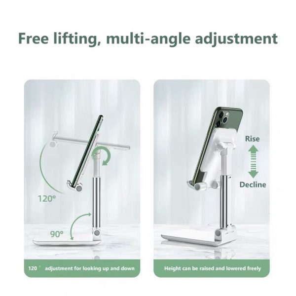 Mobile Phone Holder Stand for iPhone Xiaomi  Phone Holder Foldable Mobile Phone Stand Desk  for iPad Tablet Desk Holder - Image 8
