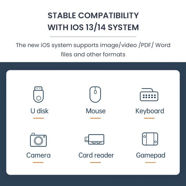 USB3.0 OTG Adapter For iPhone 13 12 11 Pro XS Max XR X 8 Plus 7 6s iPad U Disk Lighting Male to USB 3.0 Adapter for iOS 13 above - Image 8