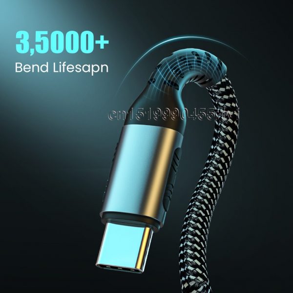 100W USB C to USB Type C Cable USB C PD 5A Fast Charging Cord USB-C Type-c Cable for MacBook iPad Samsung Huawei Xiaomi 0.5/1/2M - Image 2
