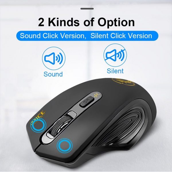 USB Wireless Mouse 2000DPI USB 2.0 Receiver Optical Computer Mouse 2.4GHz Ergonomic Mice For Laptop PC Sound Silent Mouse - Image 6