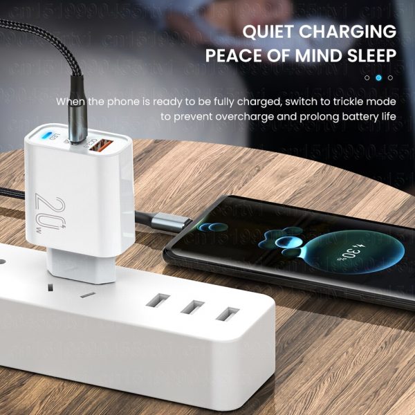 PD 20W Fast Charger USB C Charger Adapt For iPhone 12 13 Pro Max Quick Charge 3.0 Charger For Xiaomi Huawei Mobile Phone Charger - Image 9