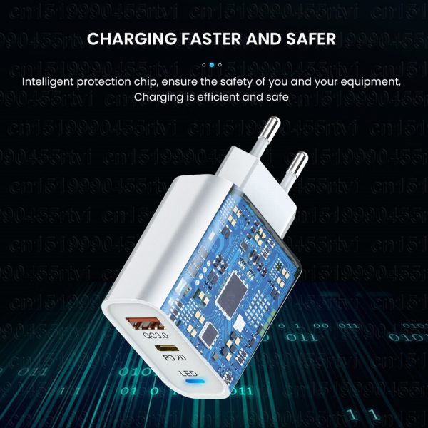 PD 20W Fast Charger USB C Charger Adapt For iPhone 12 13 Pro Max Quick Charge 3.0 Charger For Xiaomi Huawei Mobile Phone Charger - Image 4