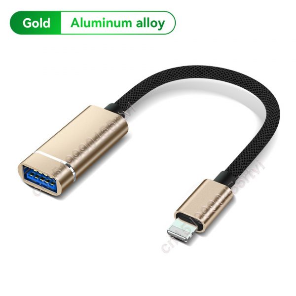 8-Pin to USB 3.0 OTG Adapter Cable For iPhone 13 12 11 Pro Max Xs XR 7 8 Plus iPad for iOS 13 above for Mouse Camera Card Reader - Image 2