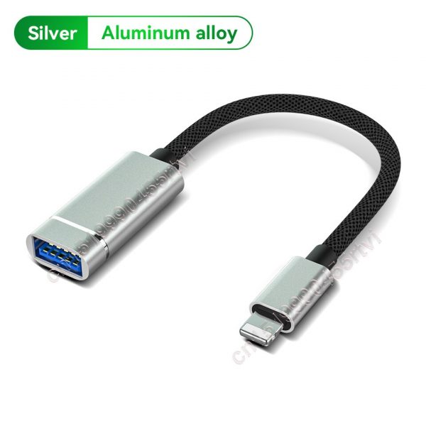 8-Pin to USB 3.0 OTG Adapter Cable For iPhone 13 12 11 Pro Max Xs XR 7 8 Plus iPad for iOS 13 above for Mouse Camera Card Reader - Image 9