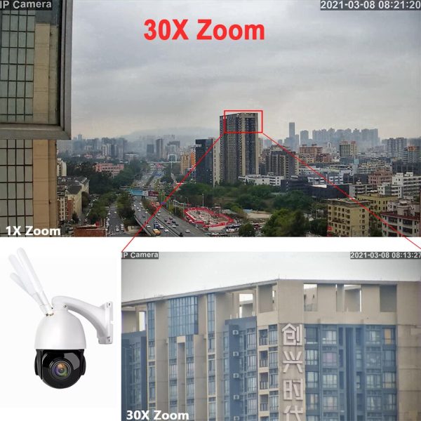 Solar Powered Camera Security System Kit with 60W Solar Panel 40AH Battery 5MP/8MP 30X Zoom 4G Ai Tracking Camera - Image 6