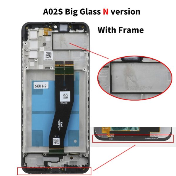 Original For Samsung Galaxy A02s A025 LCD Display Touch Screen Digitizer Assembly For Samsung A02s A025M A025F/DS A025G/DS LCD - Image 7