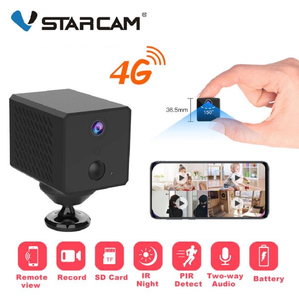 Vstarcam 1080P 4G Mini Camera IP 2600mAh Rechargeable Battery Wifi IR Night Surveillance Smart Home Sim Card Security Camera - Image 2