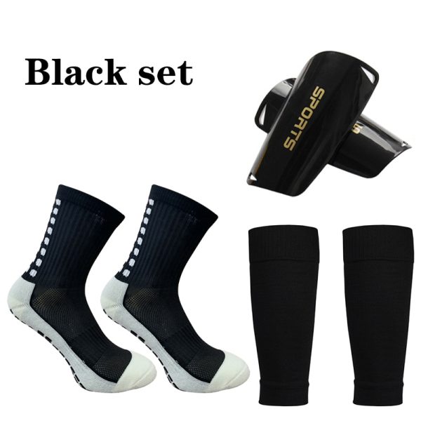 A Set Hight Elasticity Soccer Shin Guard Sleeves Adults  Soccer Pads Trusox Anti-Slip Socks Legging Cover Sports Protective Gear - Image 3
