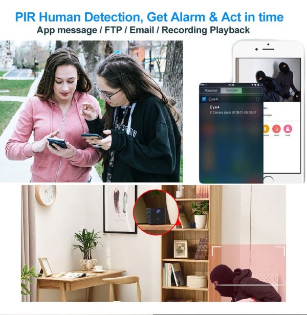Vstarcam 1080P 4G Mini Camera IP 2600mAh Rechargeable Battery Wifi IR Night Surveillance Smart Home Sim Card Security Camera - Image 6