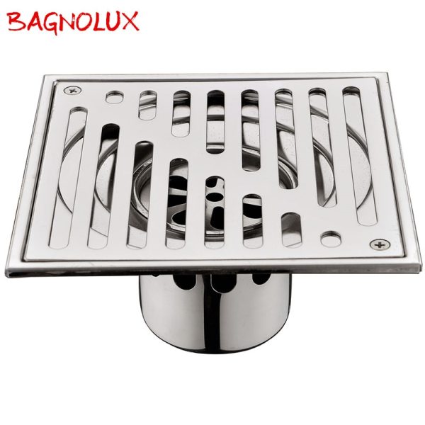 Stainless Steel Square Shower Grate Waste Tile Insert Square Floor Waste Grates Bathroom Drains Drain Strainer - Image 3