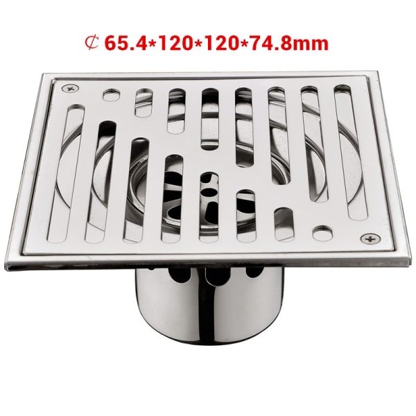 Stainless Steel Square Shower Grate Waste Tile Insert Square Floor Waste Grates Bathroom Drains Drain Strainer - Image 8