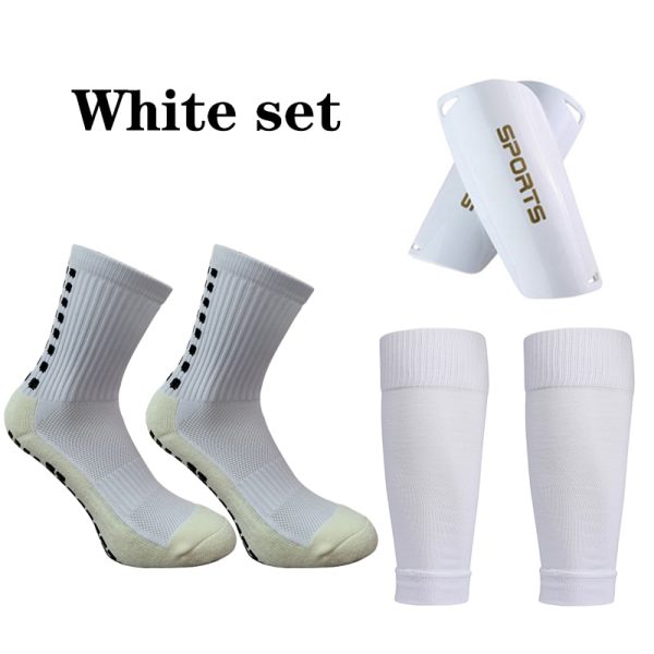 A Set Hight Elasticity Soccer Shin Guard Sleeves Adults  Soccer Pads Trusox Anti-Slip Socks Legging Cover Sports Protective Gear - Image 6