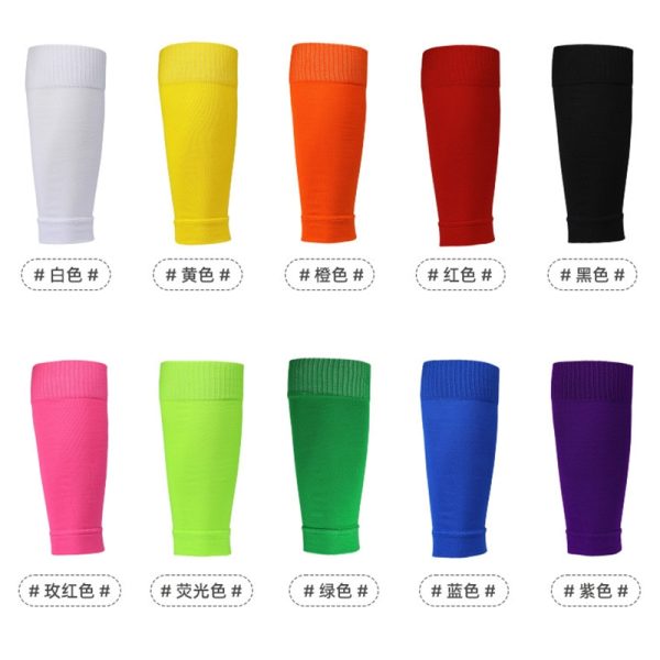 A Set Hight Elasticity Soccer Shin Guard Sleeves Adults  Soccer Pads Trusox Anti-Slip Socks Legging Cover Sports Protective Gear - Image 14