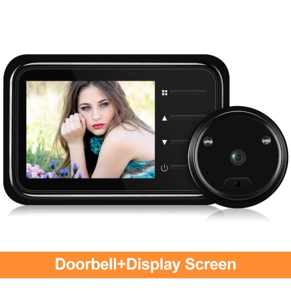 WSDCAM Video Peephole Doorbell Camera 2.4Inch LCD IR Night Vision Video Eye Door Bell  Visual Doorbell Smart Home Outdoor Camera