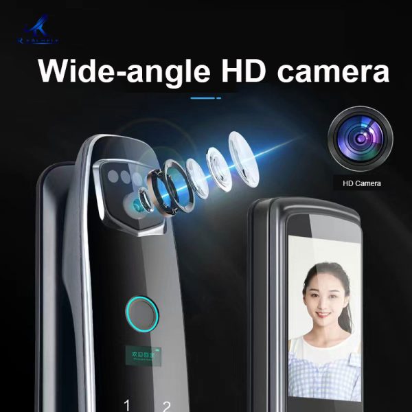 3D Face Recognition Smart Door Lock Access Control 7 Unlocking Method for 40-70mm Wooden Door Work Well in the Dark - Image 5