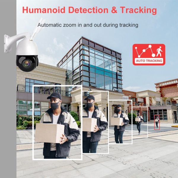 Solar Powered Camera Security System Kit with 60W Solar Panel 40AH Battery 5MP/8MP 30X Zoom 4G Ai Tracking Camera - Image 5