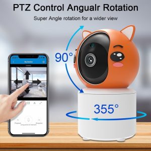 5G WiFi Surveillance Camera Tuya Smart Life CCTV PTZ IP Camera Color Night Vision Smart Tracking Wireless Video